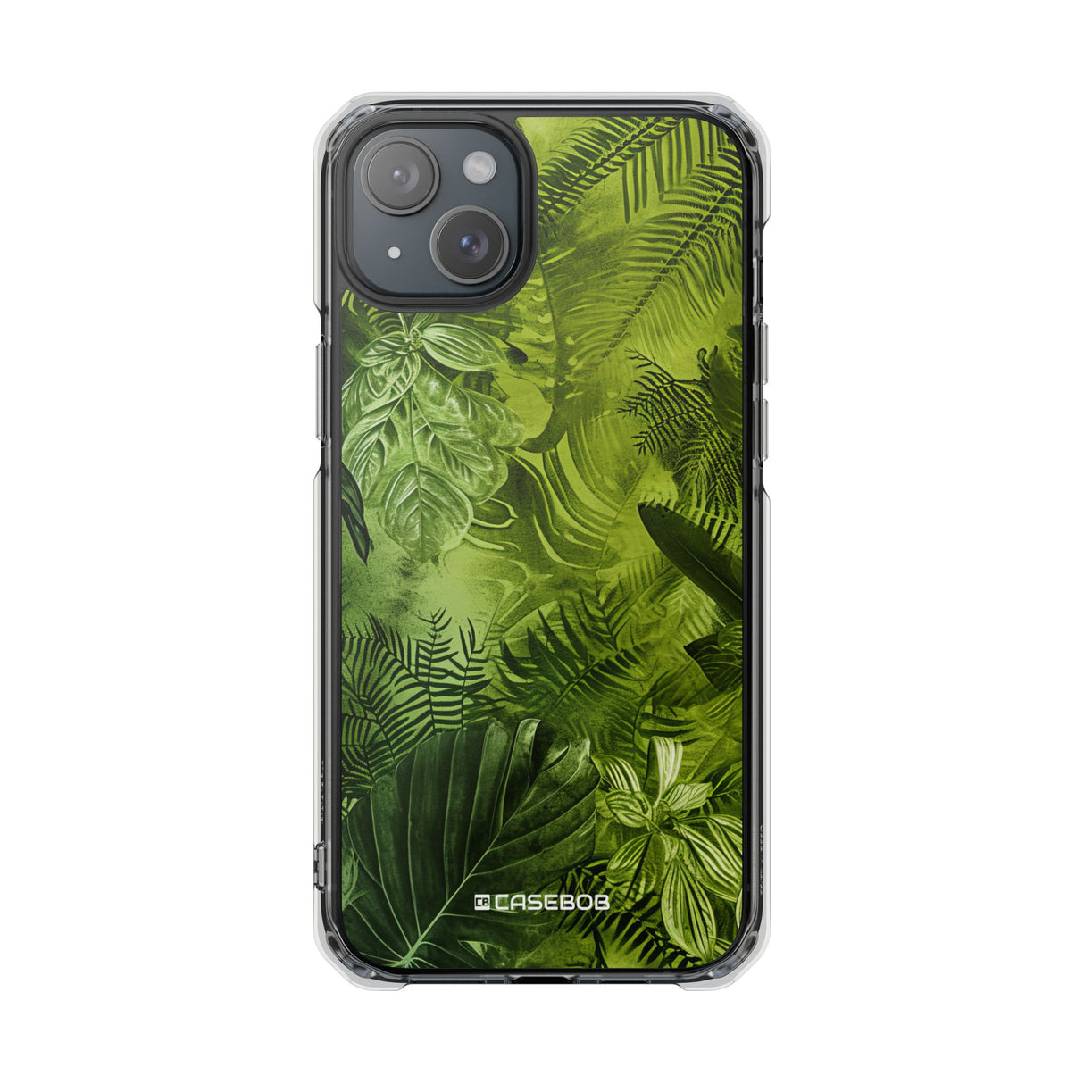 Pantone Greene Design | Handyhülle für iPhone (Clear Impact Case – magnetisch)