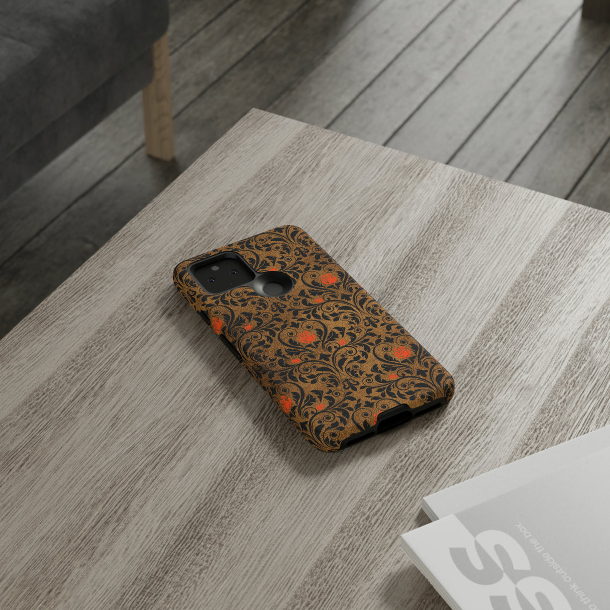 Roth Gothic Flower - Protective Phone Case