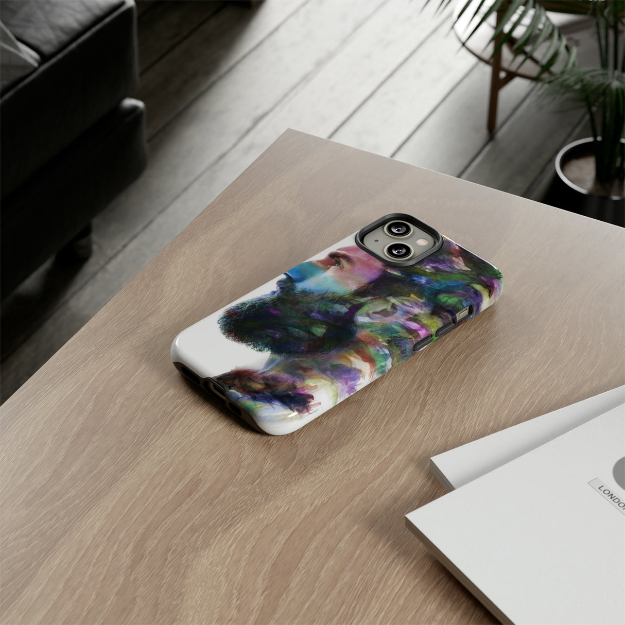 Watercolor Portrait - Protective Phone Case