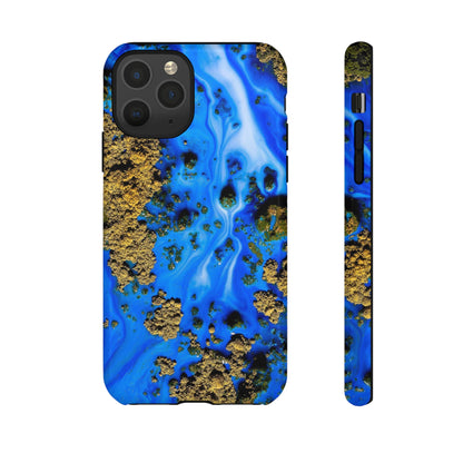 Blue River Ink Art iPhone Case (Protective) iPhone 11 Pro Glossy Phone Case