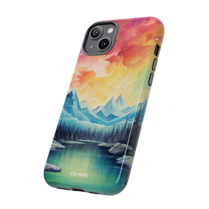 Mystical Mountain Sunset - iPhone Case