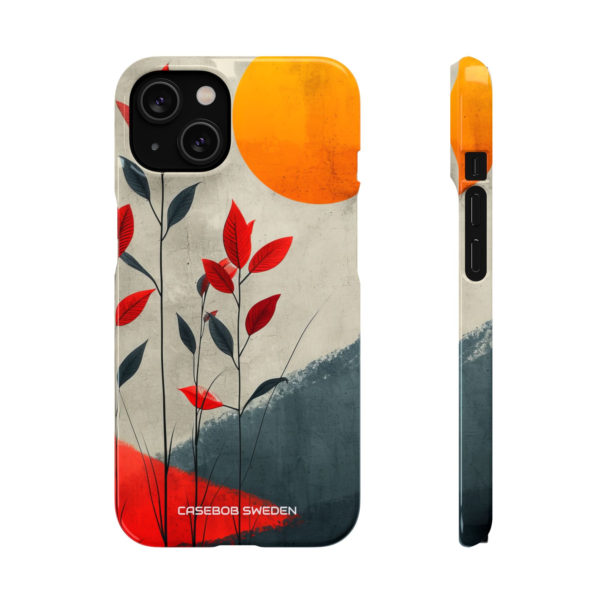 Gray Sunscape - Slim iPhone 14 Phone Case