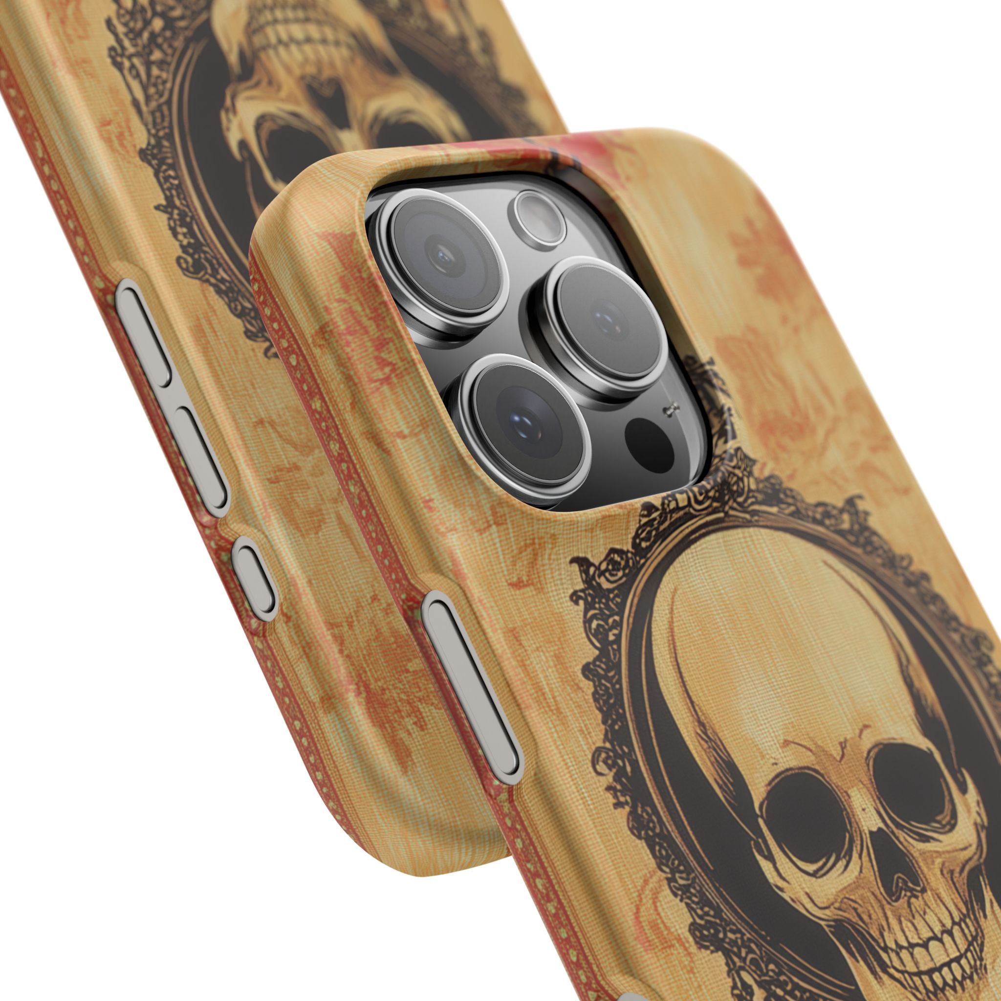 Gothic Skull Elegance iPhone 16 - Slim Phone Case