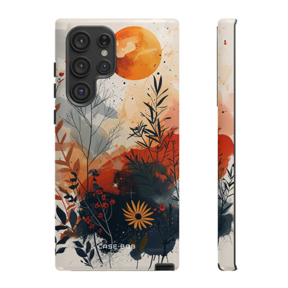 Orange Solstice Samsung S22 Ultra Case - Tough