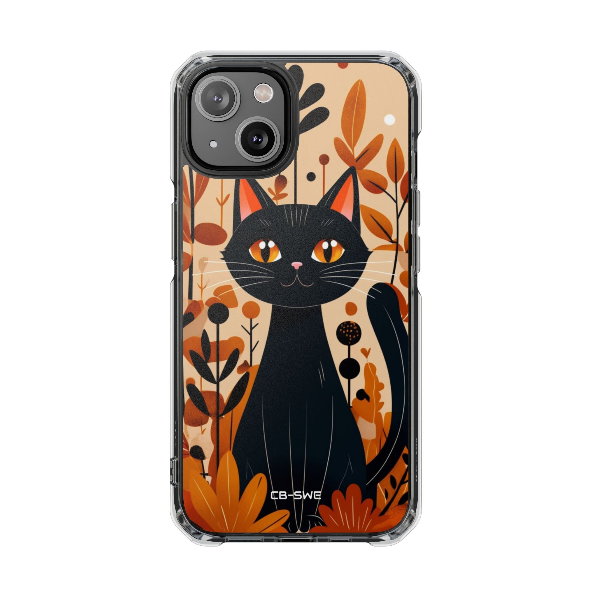 Autumnal Cat Whimsy iPhone Case - Impact