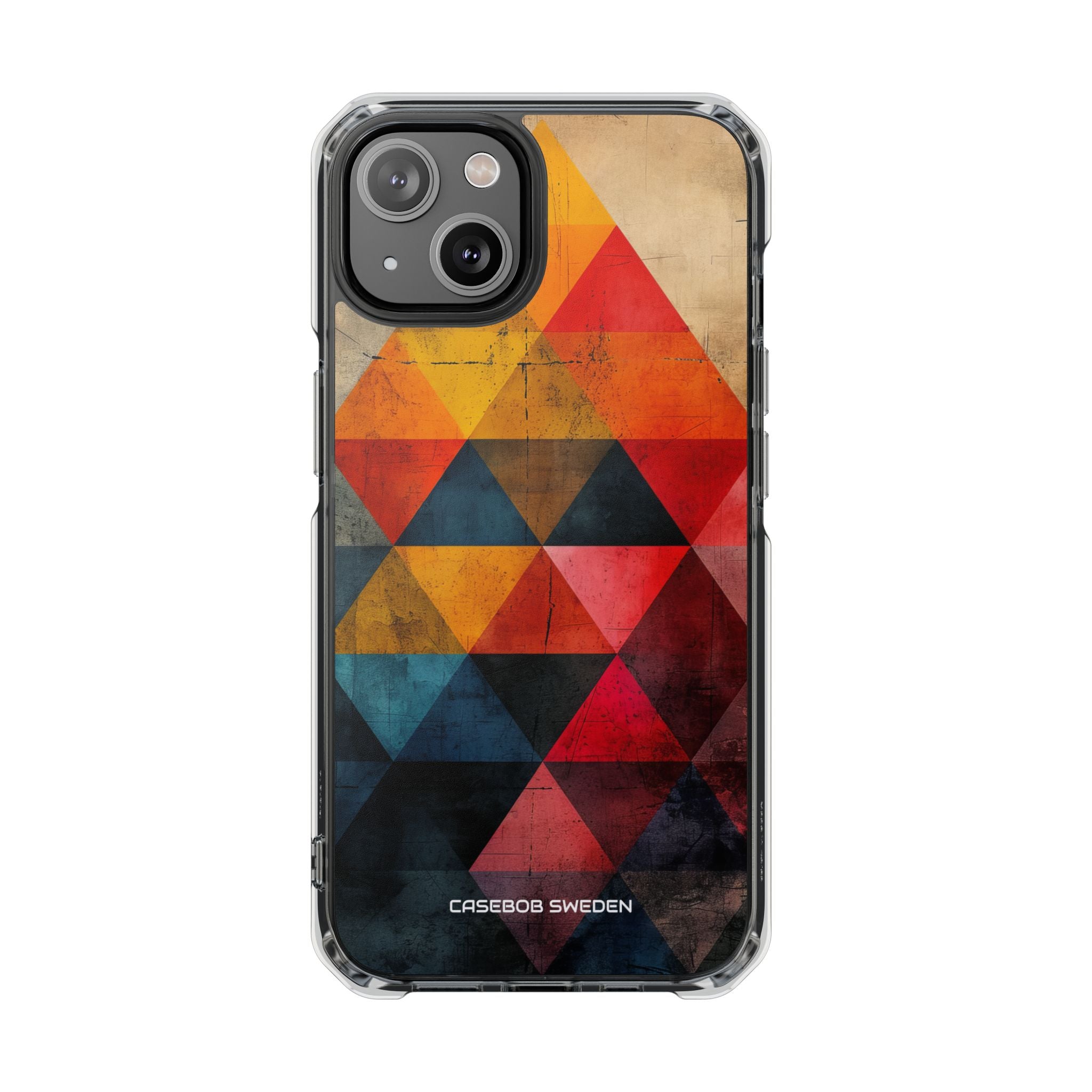 Geometric Energy - Clear Impact iPhone 14 Phone Case