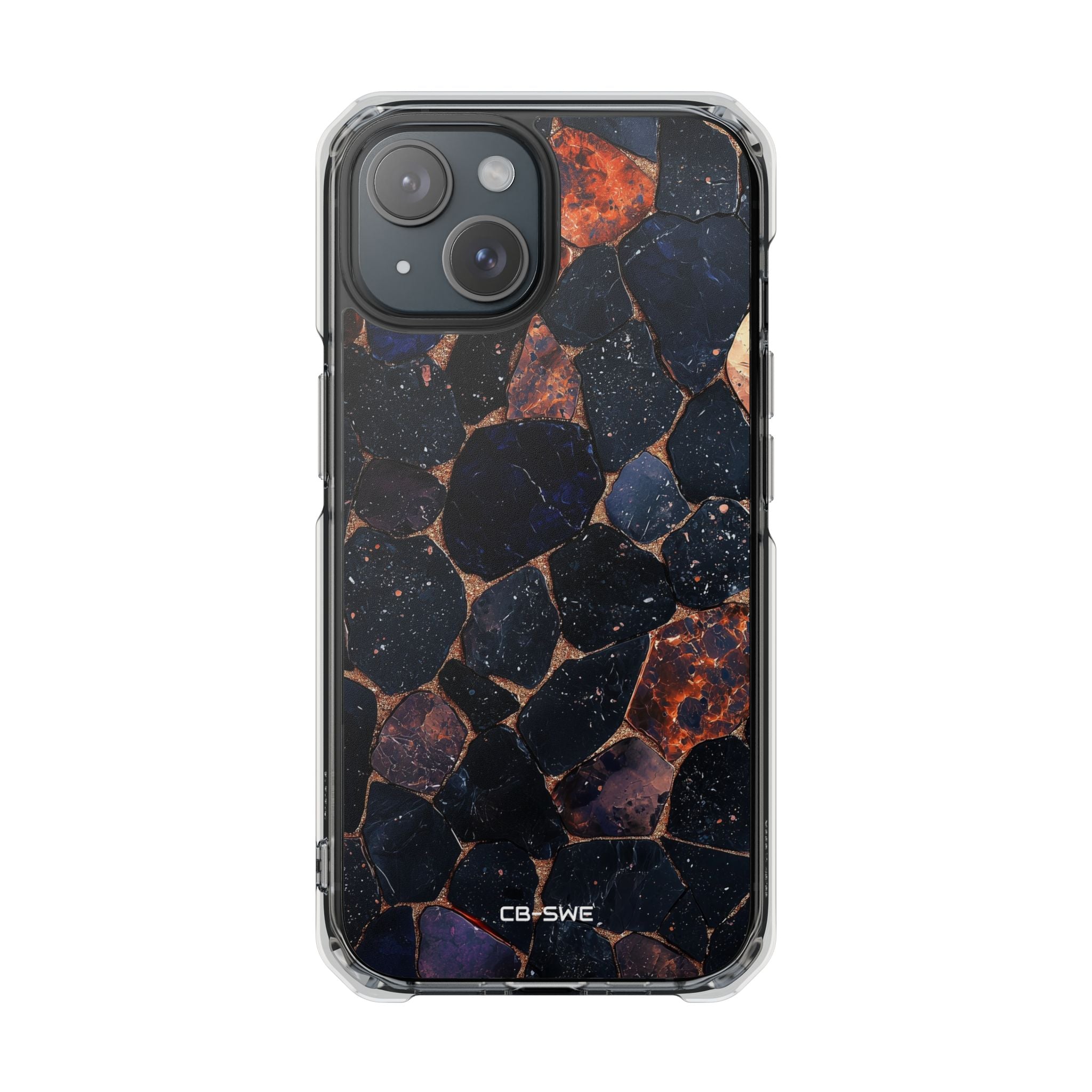 Shimmering Earth Fragments iPhone Case - Impact