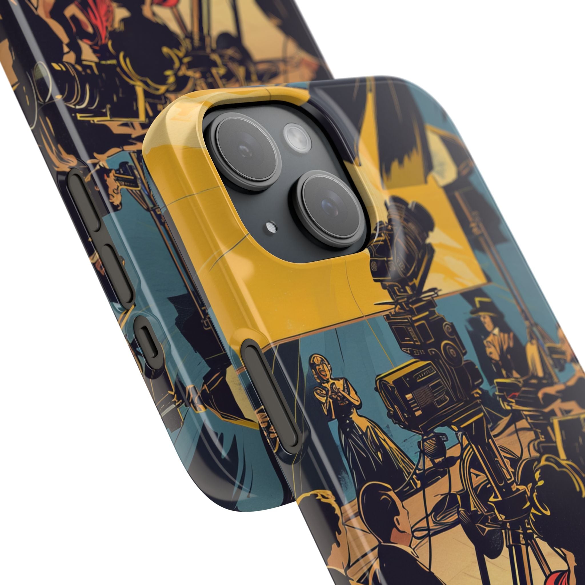 Golden Era Cinematic Spotlight iPhone 15 - Slim Phone Case