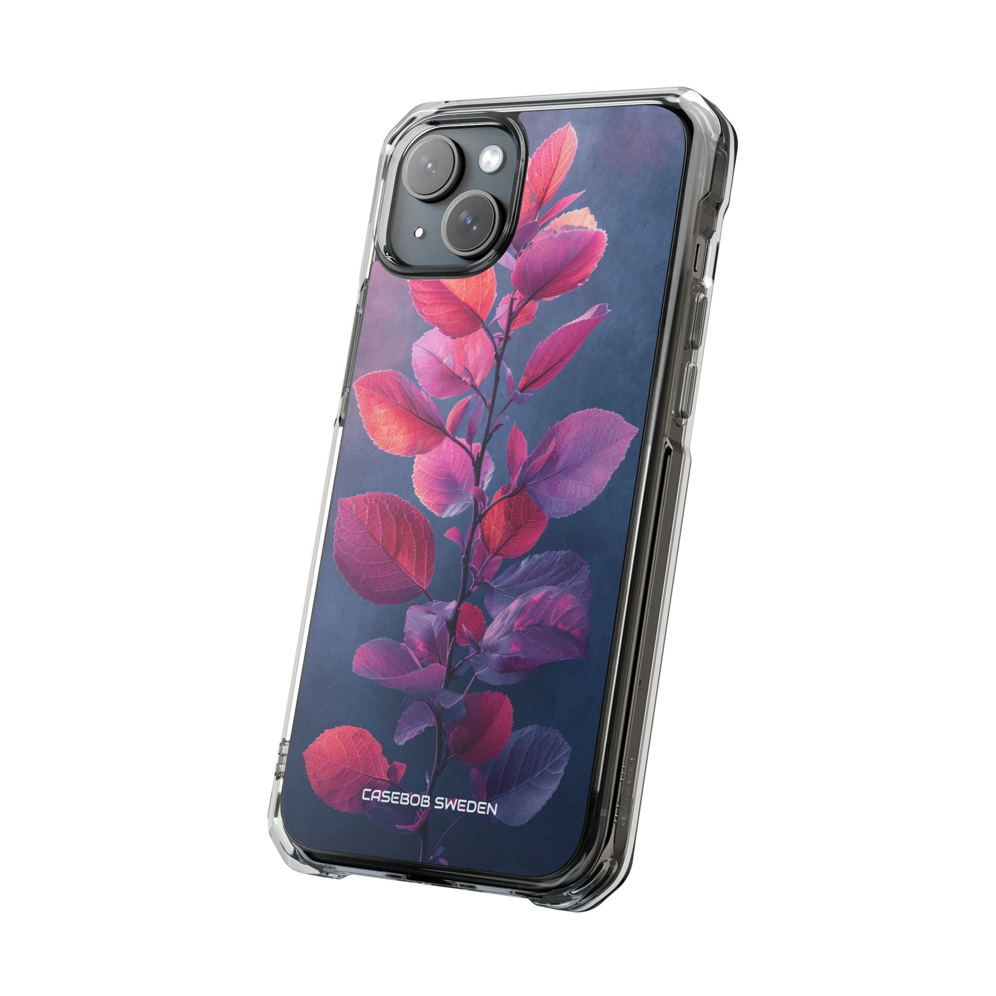 Pink Blue Nature - Clear Impact iPhone 15 Phone Case