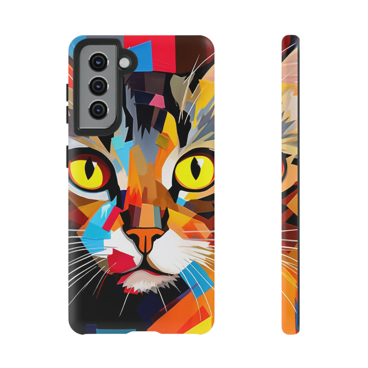 Abstract Kitty Palette Samsung Case (Protective)