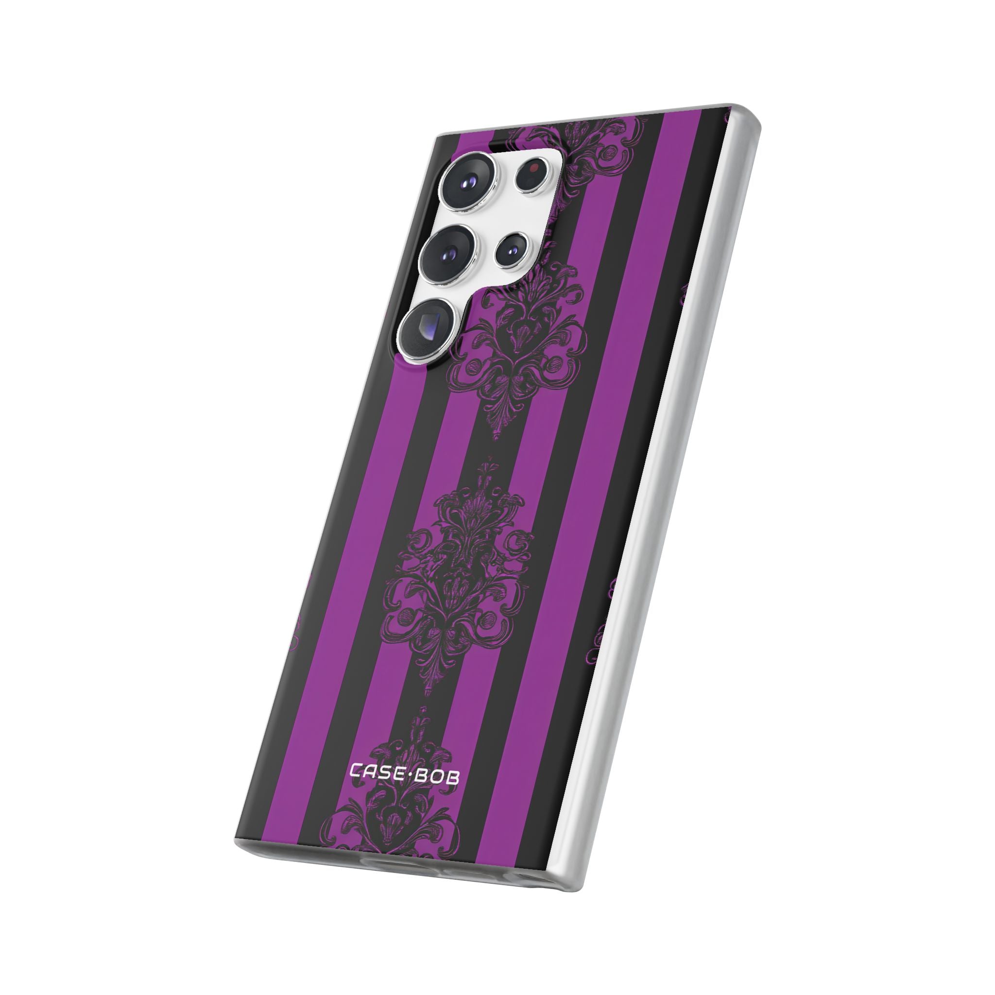 Damask Elegance Purple Samsung S23 Ultra Case - Soft