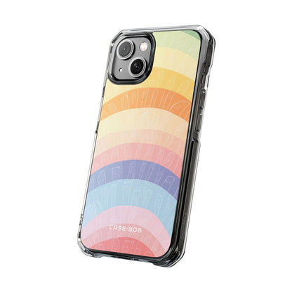 Pastel Rainbow Bands iPhone 14 Case - Impact