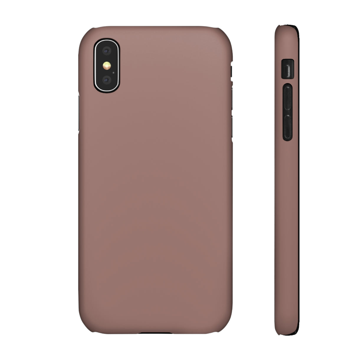 Burnished Brown iPhone Case (Slim) iPhone X Matte Phone Case