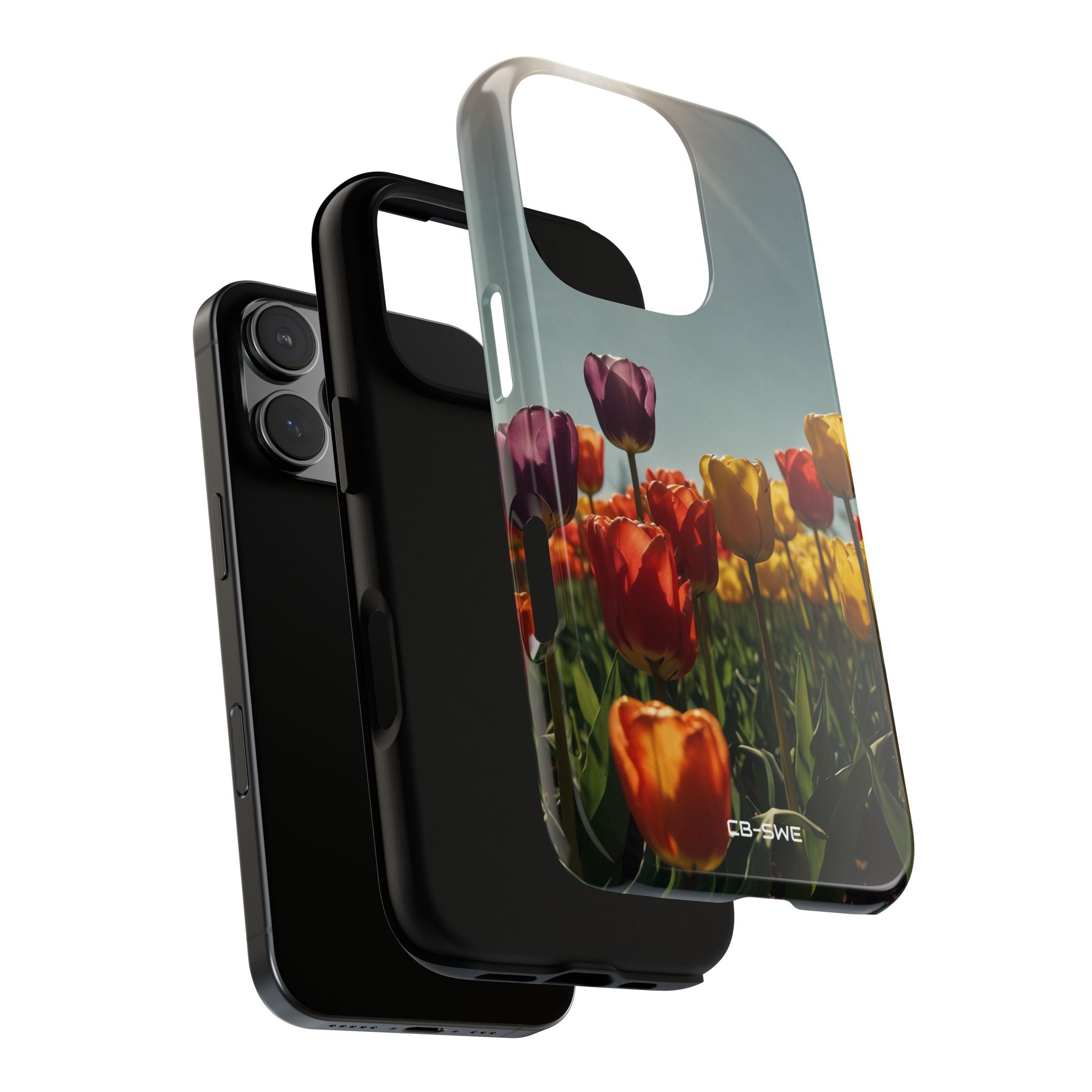 Tulips Embrace Sunlight - iPhone Case