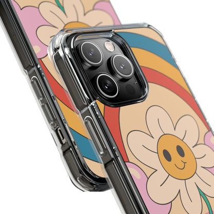 Joyful Retro Bloom iPhone Case - Impact