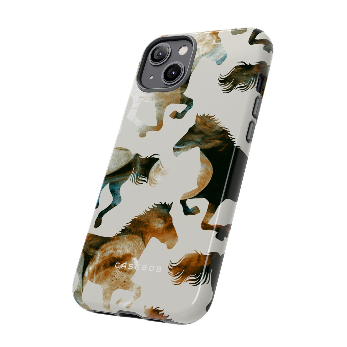 Tie Dye Horses - Protective Phone Case