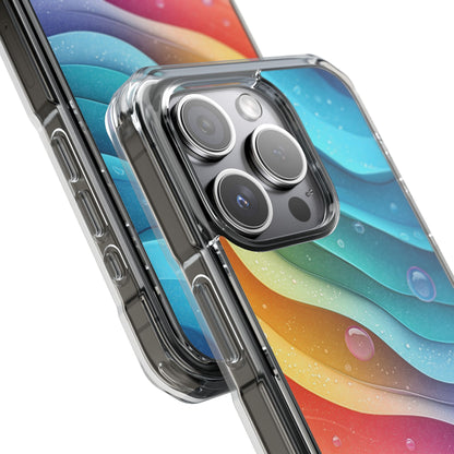 Waves Dance Playfully iPhone Case - Impact