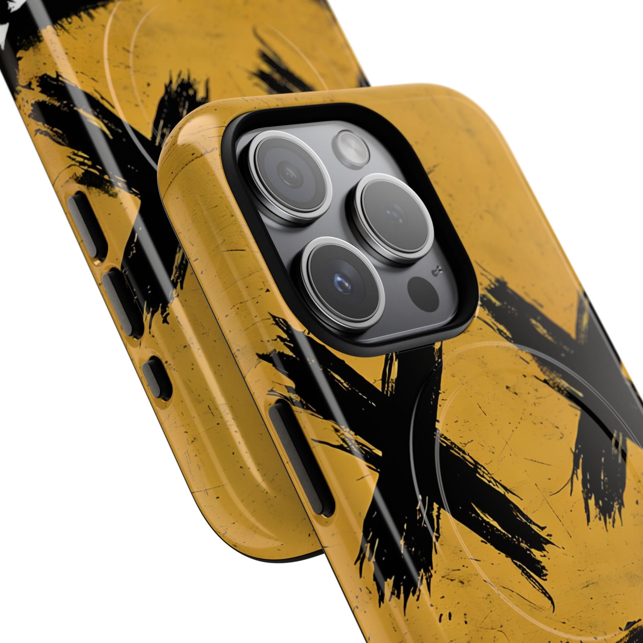 Jagged Smile Yellow iPhone 15 Pro Case - Tough+