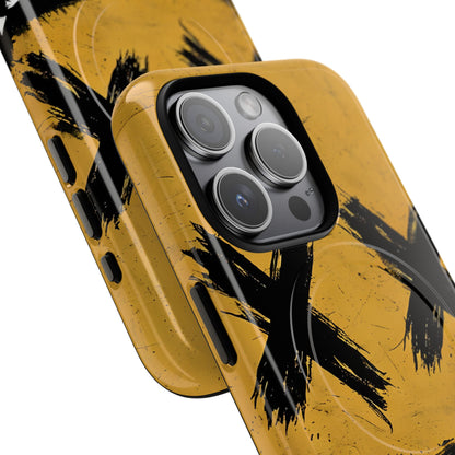 Jagged Smile Yellow iPhone 15 Pro Case - Tough+