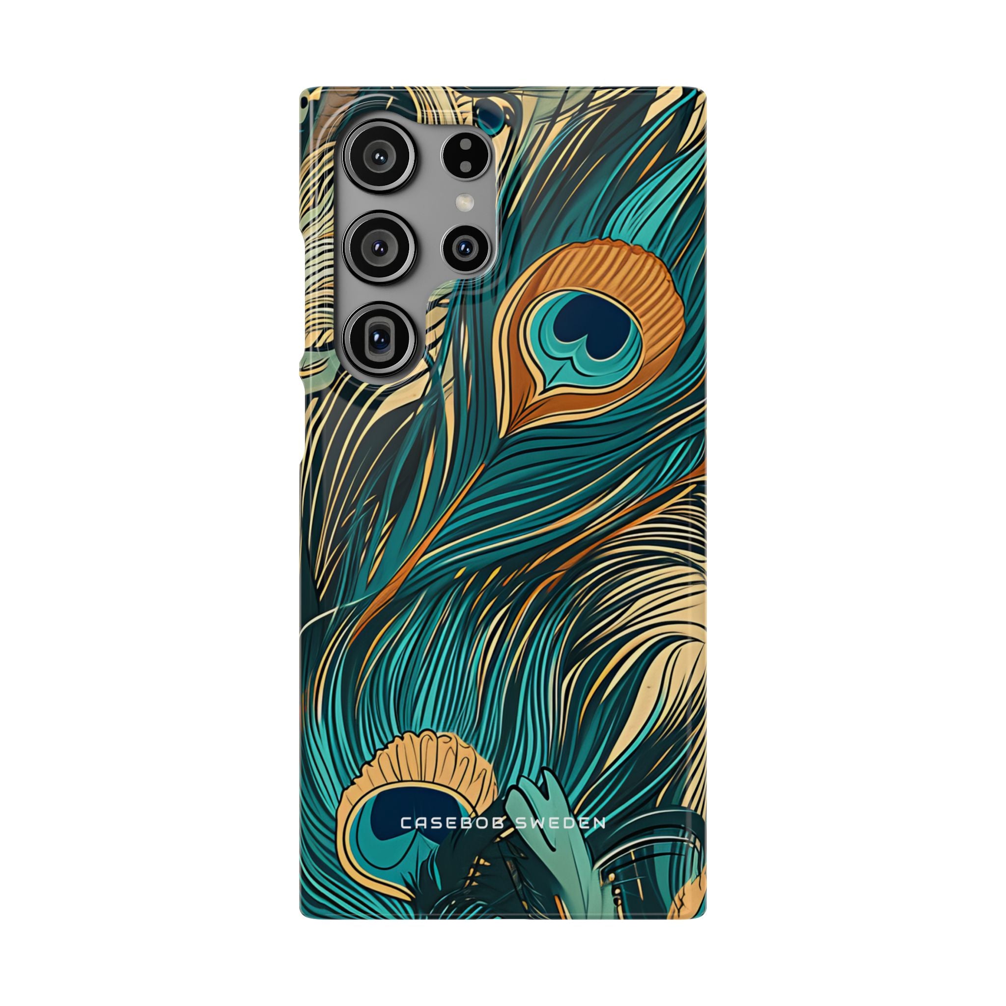 Art Nouveau Peacock Elegance Samsung S23 - Slim Phone Case