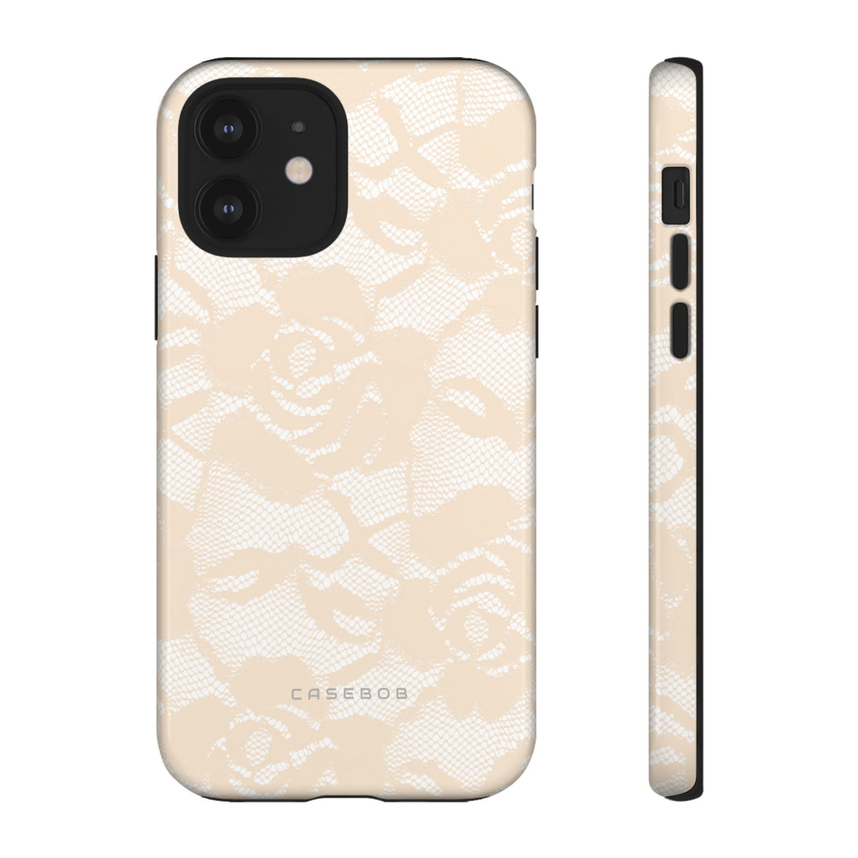 Ivory Lace Gothic Flower Phone Case - Protective - Protective Phone Case