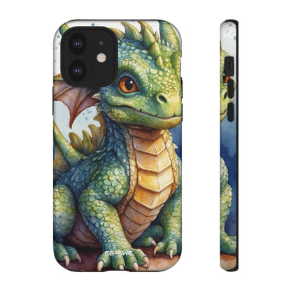 Green Dragon Smiles - iPhone Case