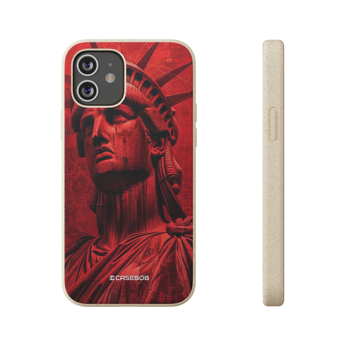 Red Liberty Revolution | Biodegradable Phone Case