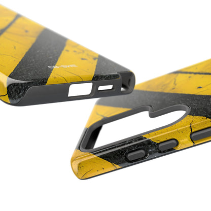 Cracked Hazard Lines - Samsung Case