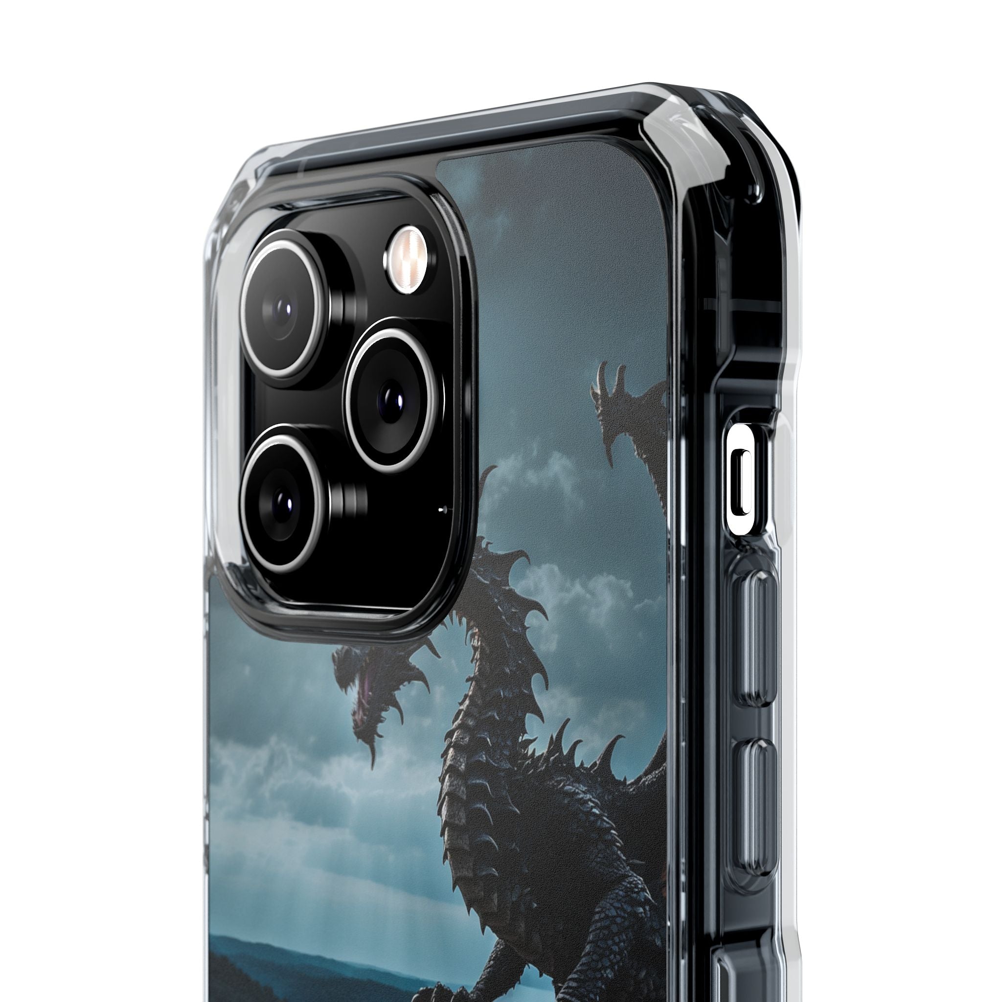 Dragon Soars Moonlight iPhone Case - Impact
