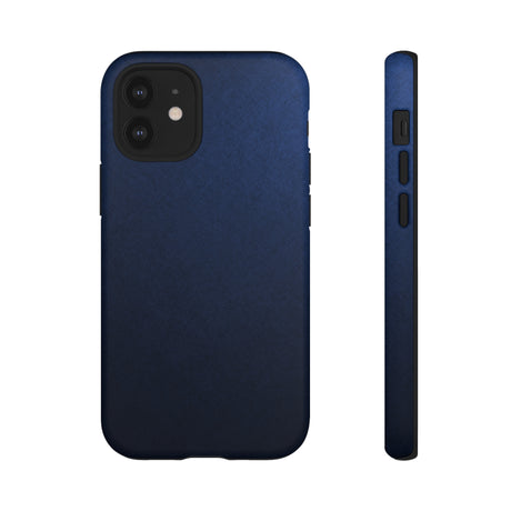 Gradient Black & Blue iPhone Case (Protective) iPhone 12 Mini Matte Phone Case