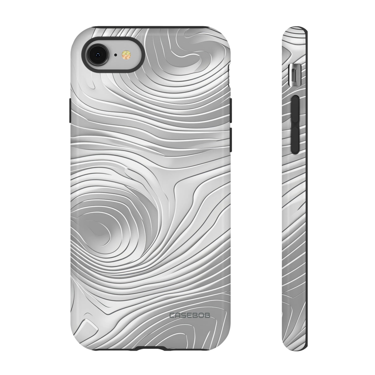 Sleek Grey Minimalism - Protective Phone Case