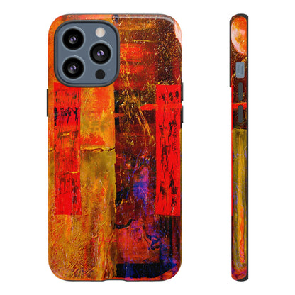 Red Oil Painting - Protective Phone Case