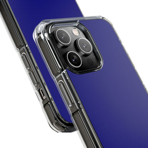 Marineblau | Handyhülle für iPhone (Clear Impact Case – magnetisch) 