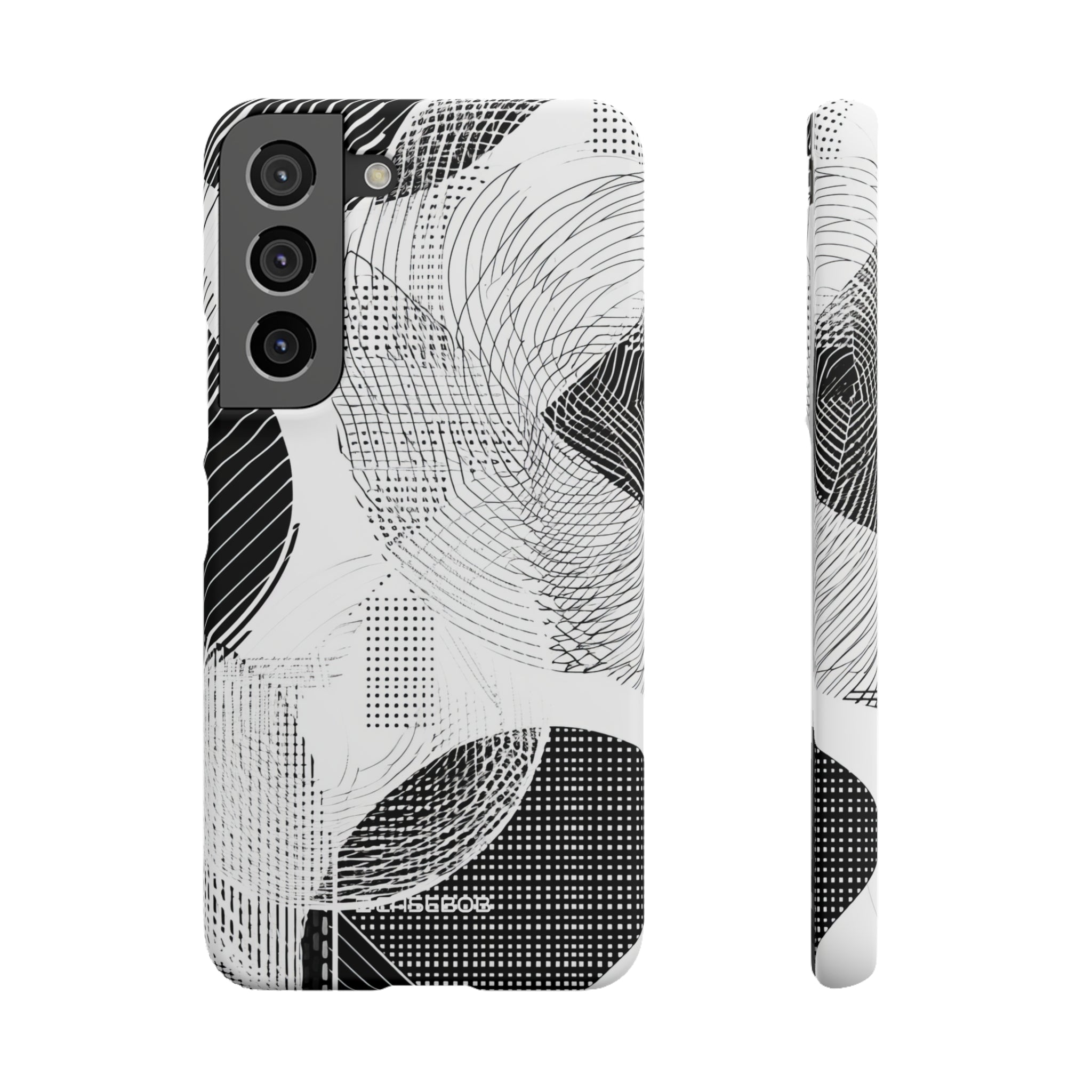 Monochrome Dynamics | Slim Phone Case for Samsung