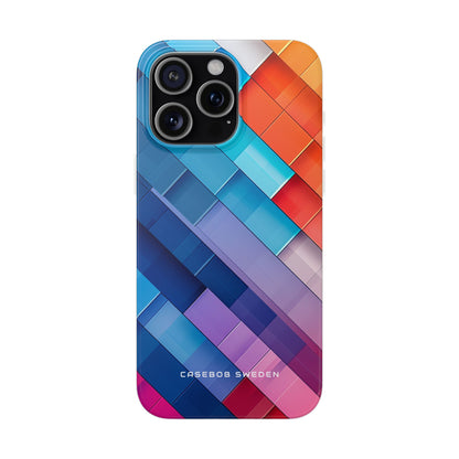 Vibrant GeoFlow iPhone 15 - Flexi Phone Case