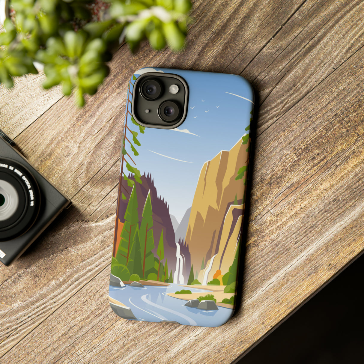 Waterfall at National Park - Protective Phone Case