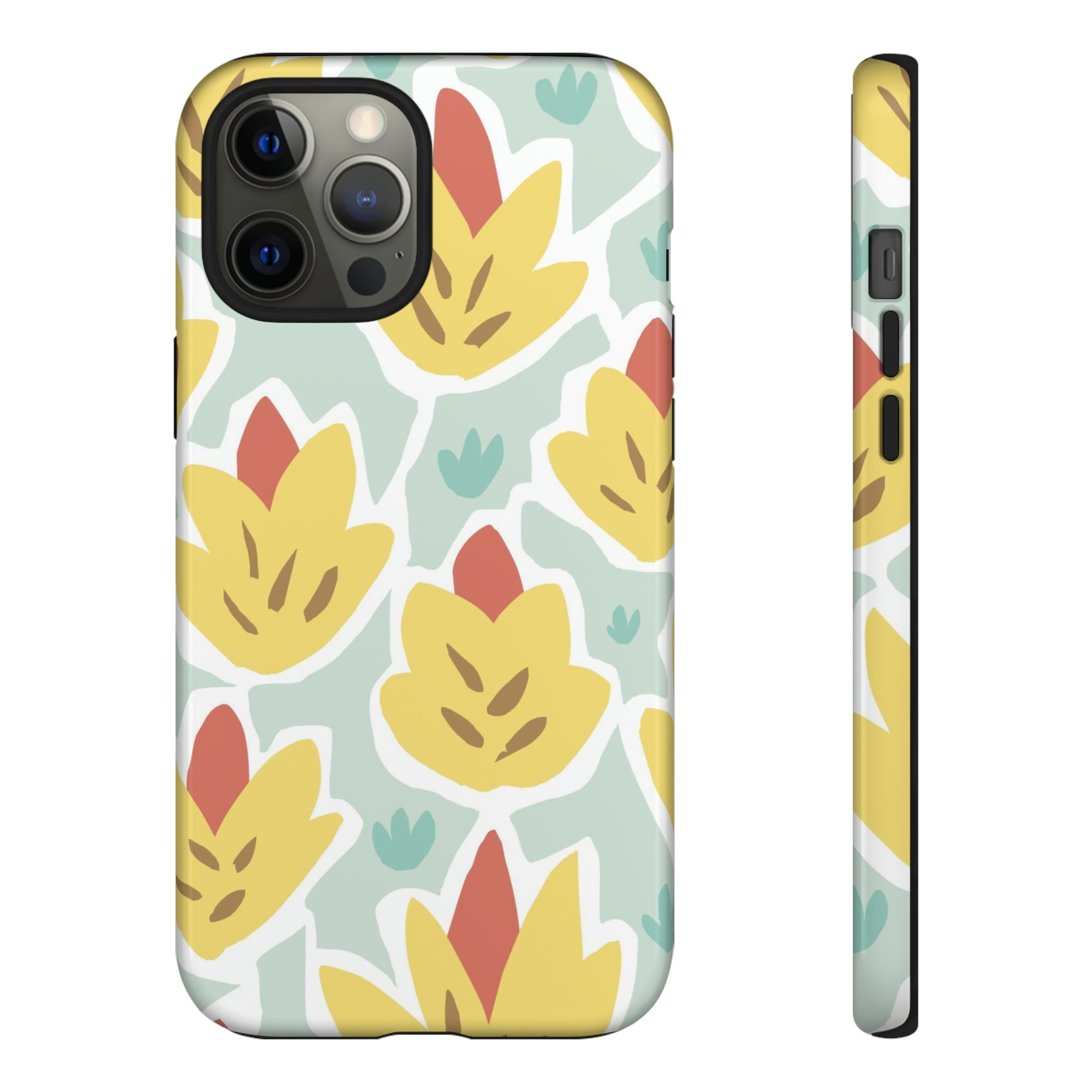 Summer Yellow Happy Flower - Protective Phone Case