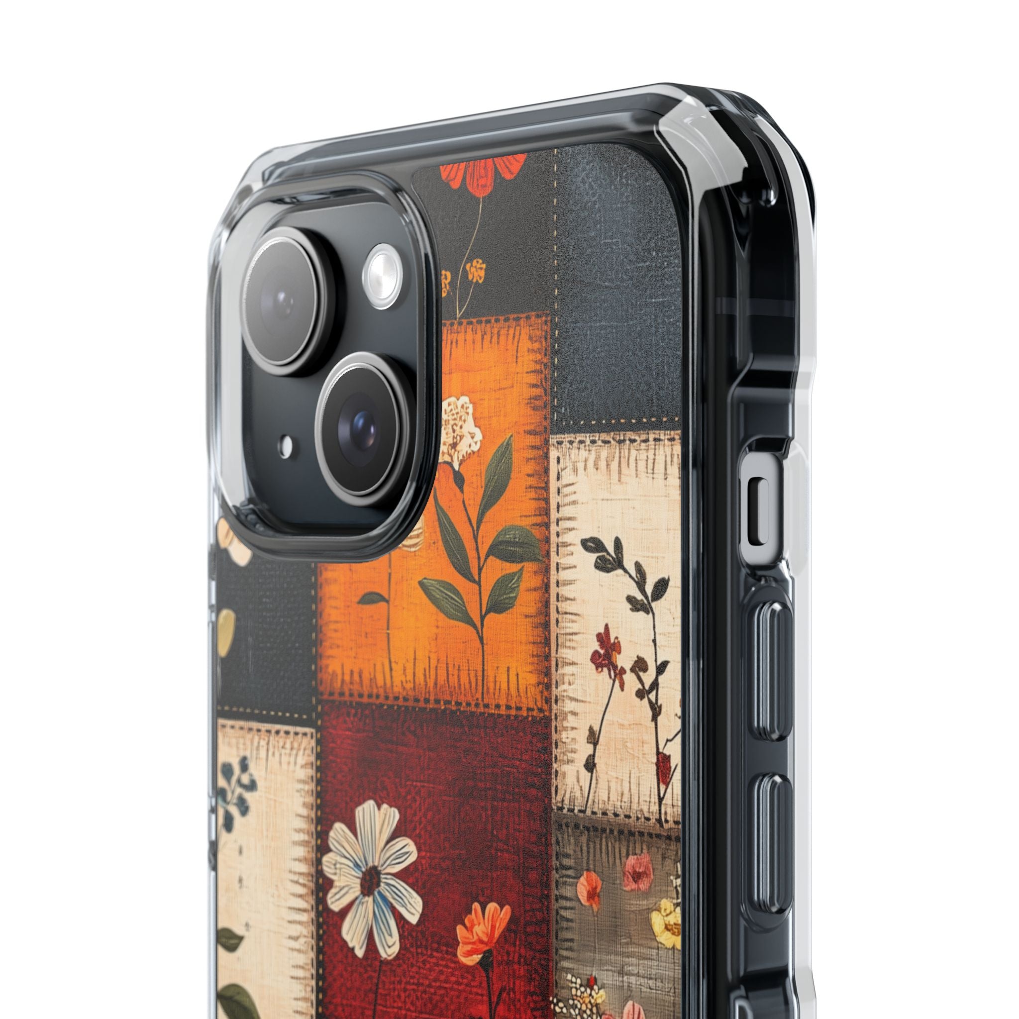 Floral Patches Bloom iPhone Case - Impact