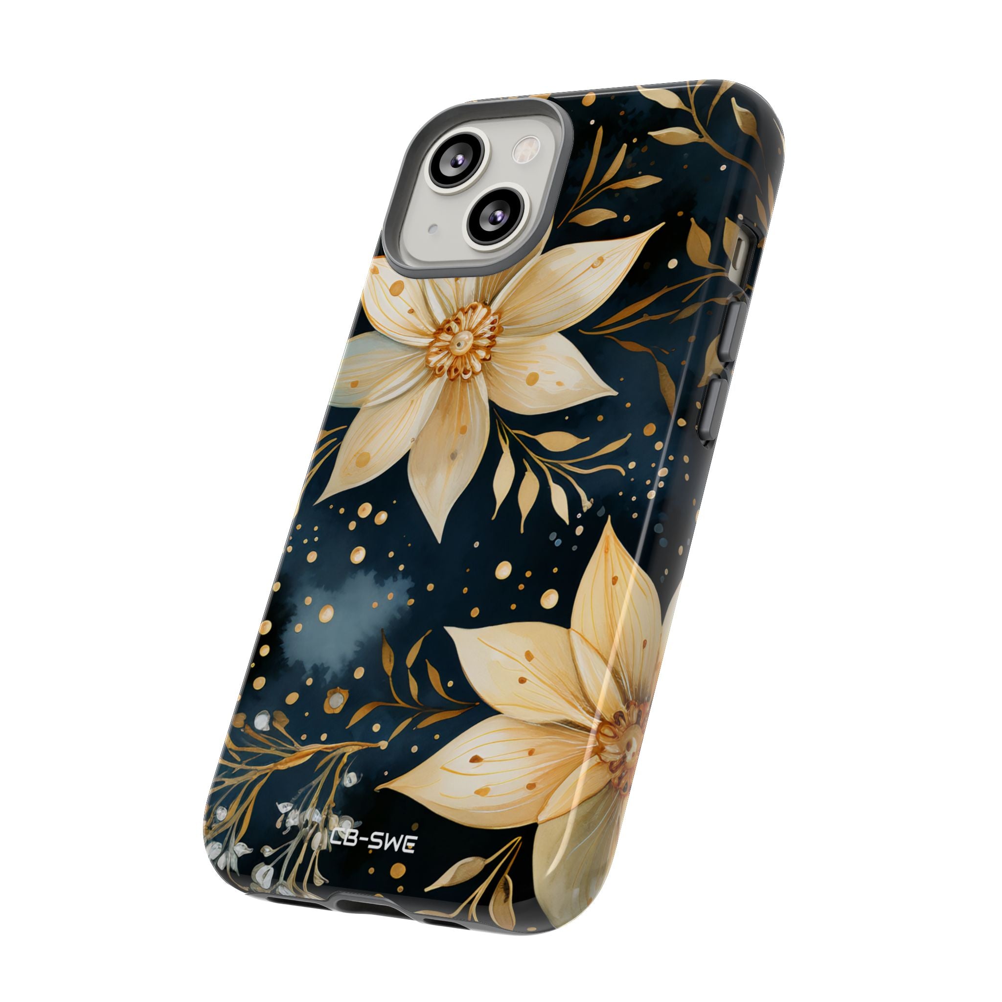 Floral Elegance Flourishes - iPhone Case