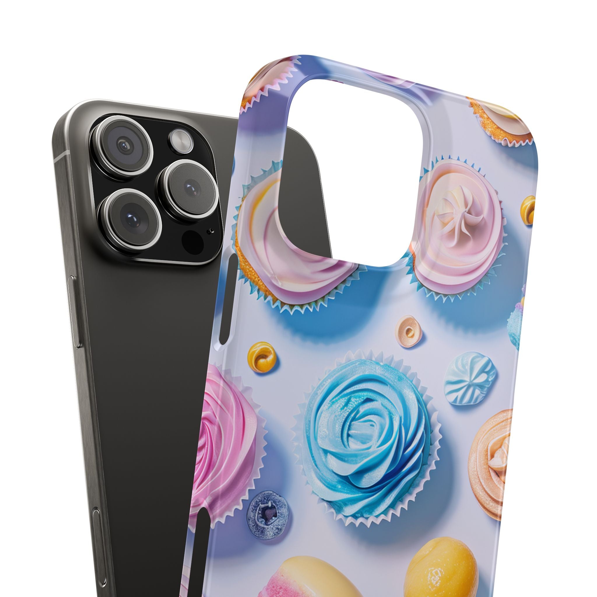 Pastel Whimsy Desserts - Slim iPhone 16 Phone Case