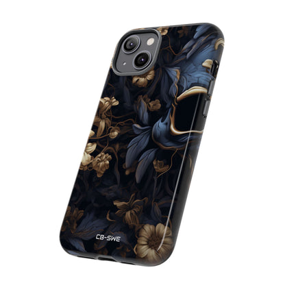 Gothic Floral Skull - iPhone Case