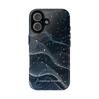 Gradient Neural Waves iPhone 16  Tough+ Phone Case