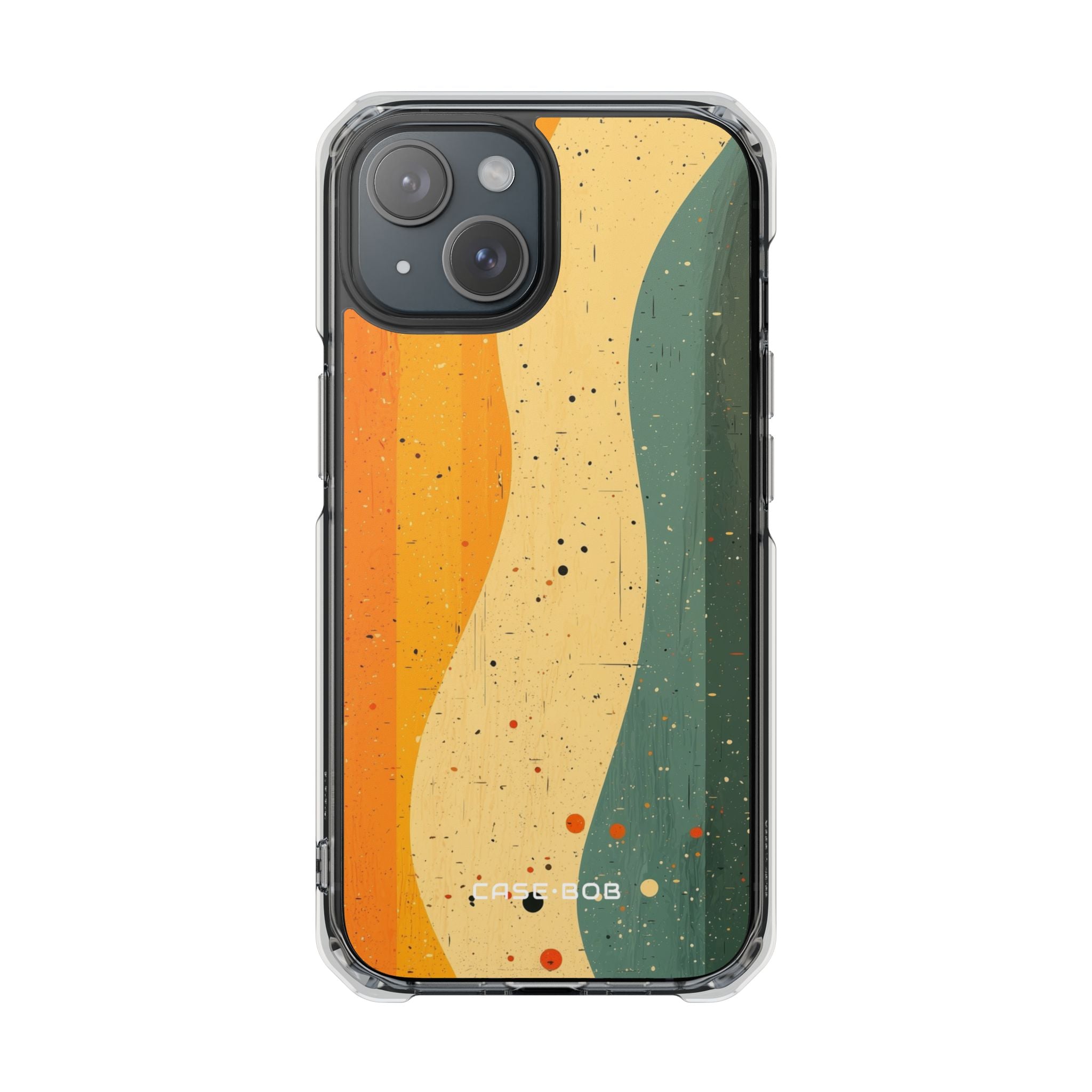 Wavy Spectrum iPhone 15 Case - Impact