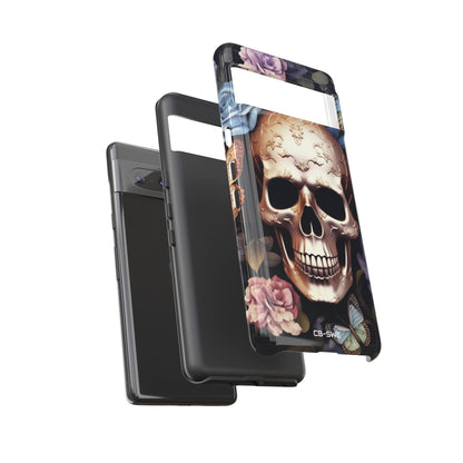 Skull Among Blossoms - Google Pixel Case