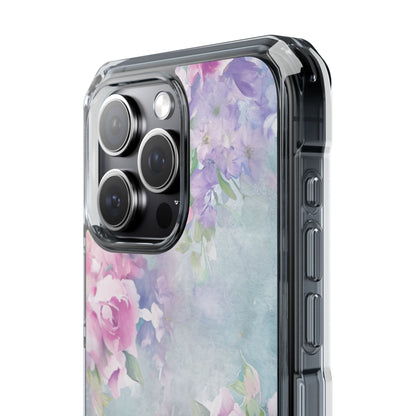 Dreamy Floral Watercolor - Clear Impact iPhone 15 Phone Case