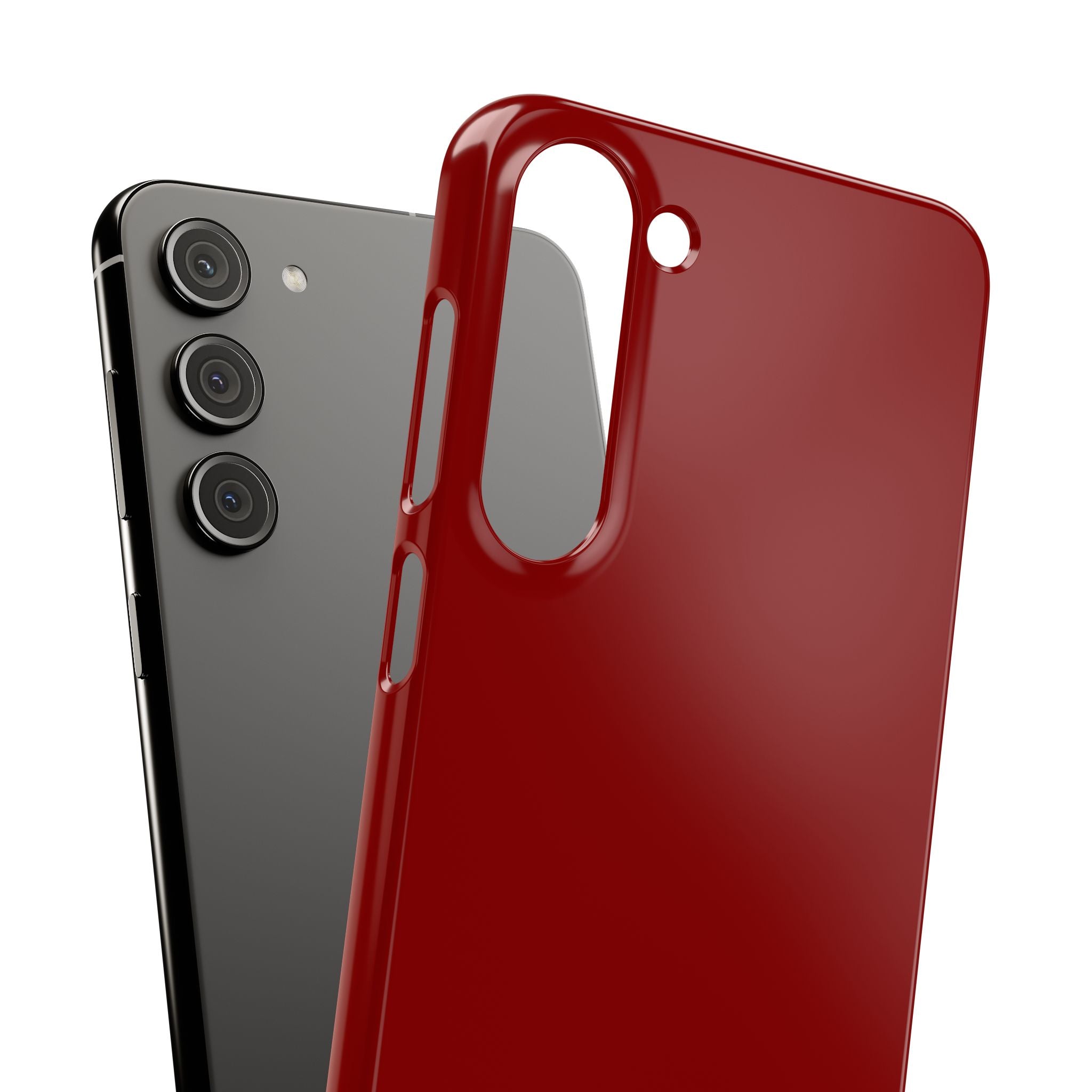 Dark Red Samsung S23 - Slim Phone Case