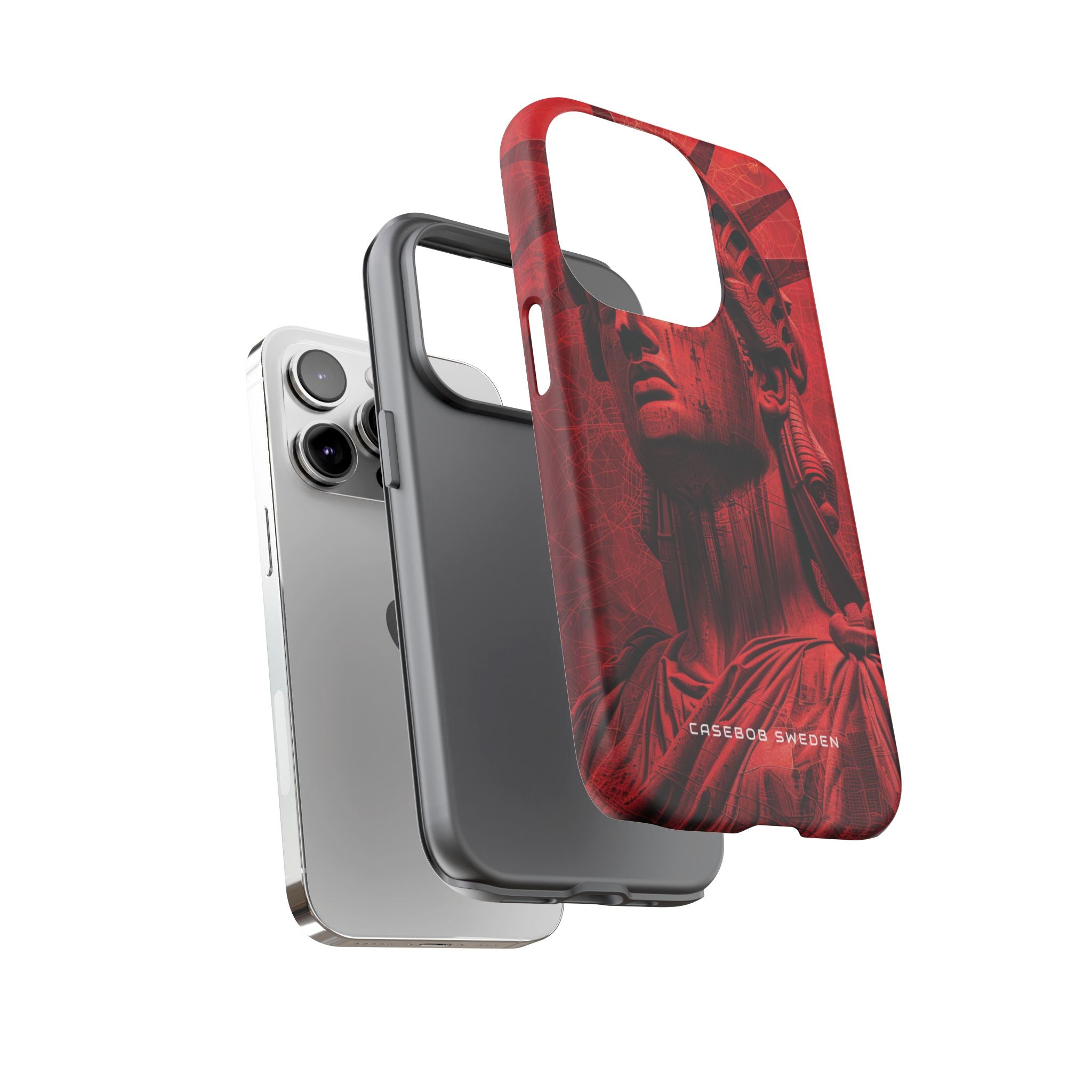 Zen Red Liberty Vision iPhone 14 - Tough Phone Case