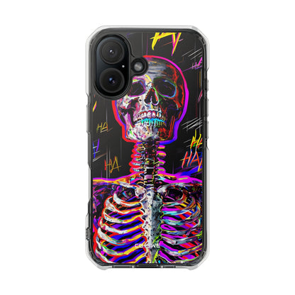 Neon Skeleton Chaos iPhone Case - Impact