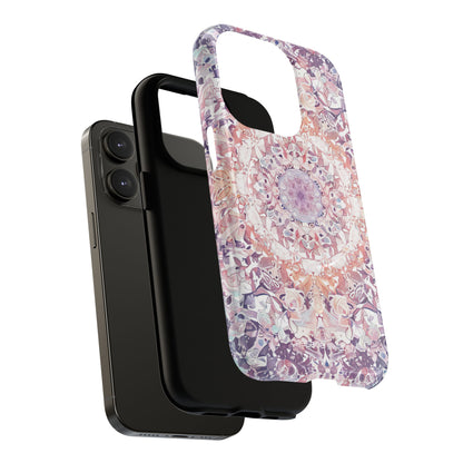 Purple Pink Mandala - Tough + MagSafe® iPhone 14 Phone Case