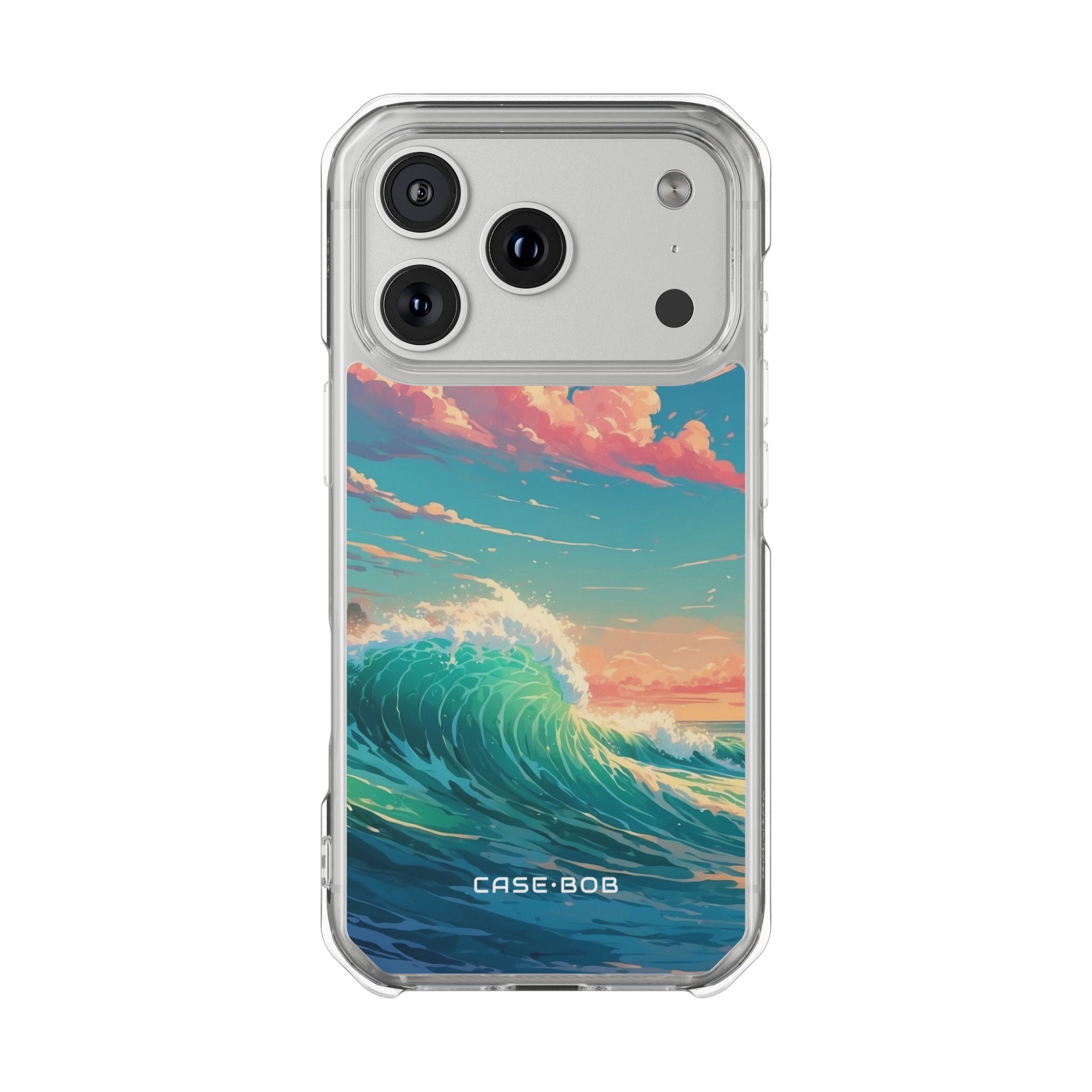 Cresting Blue Wave iPhone 17 Pro Case - Impact